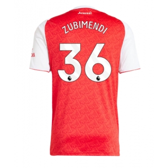 Billige Fotballdrakt Arsenal Martin Zubimendi #36 Replika Hjemmedrakt 2025-26 Kortermet